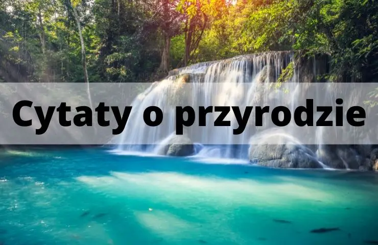 60 Cytaty o przyrodzie